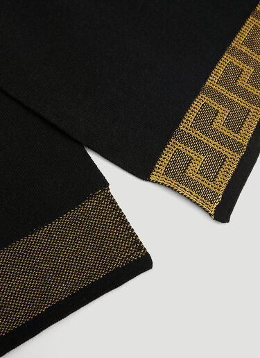 Versace ラ グレカ スカーフ ブラック ver0149061