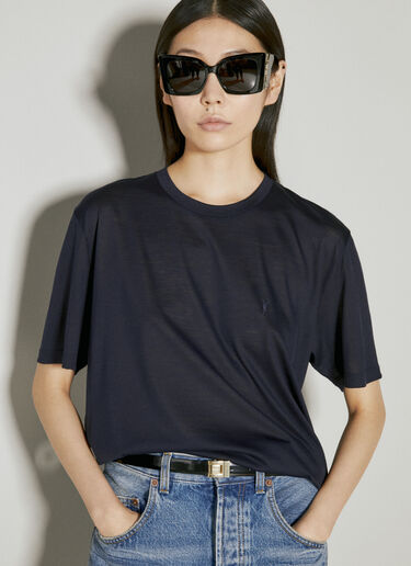 신 버클 벨트 Saint Laurent 신 버클 벨트 블랙 sla0254084