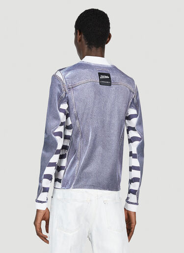 Y/Project x Jean Paul Gaultier Trompe L'Oeil Jacket Top Blue ypg0152006