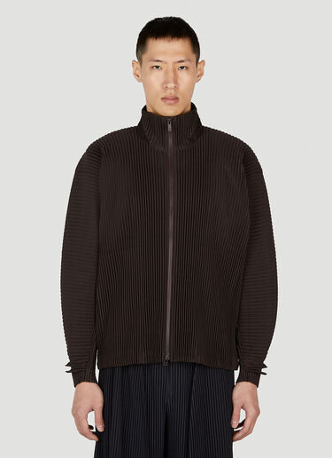 Homme Plissé Issey Miyake 拉链开衫 棕色 hmp0152014