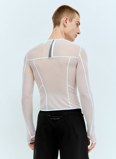 RUNNING ORDER Eden Long Sleeve Mesh Top White run0356005