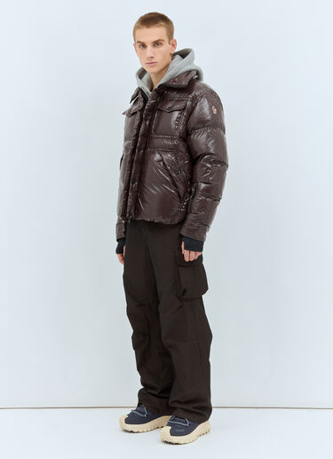 Moncler Grenoble テッカ シャツジャケット ブラウン mog0158005
