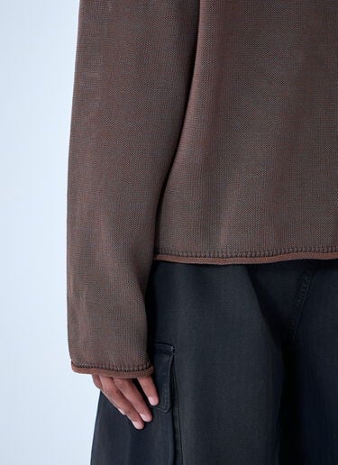 Our Legacy Rigid Popover Sweater Brown our0164028