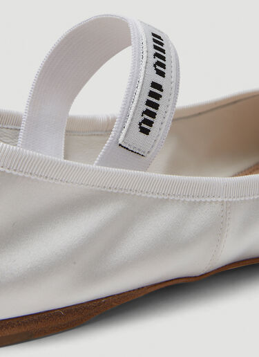 Miu Miu Ballerina Shoes White miu0250051
