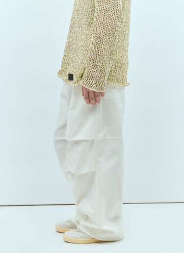 Jil Sander 膝部褶裥长裤 白色 jil0155005