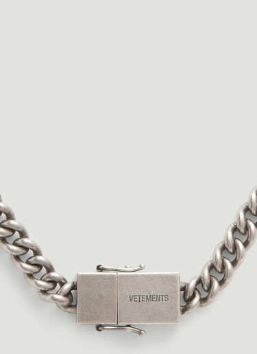 Vetements USB Necklace Silver vet0143026
