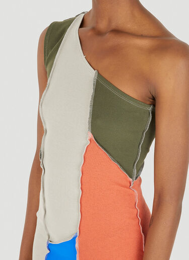 Colour Block Patchwork Dress (Di)vision Colour Block Patchwork Dress Orange div0248002