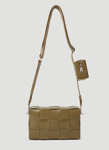 Bottega Veneta Cassette Crossbody Bag Khaki bov0153027