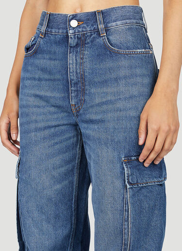 Cargo Pocket Jeans Stella McCartney Cargo Pocket Jeans Blue stm0253006