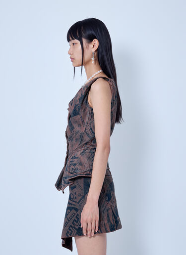 Vivienne Westwood Monday Vest Brown vvw0266006