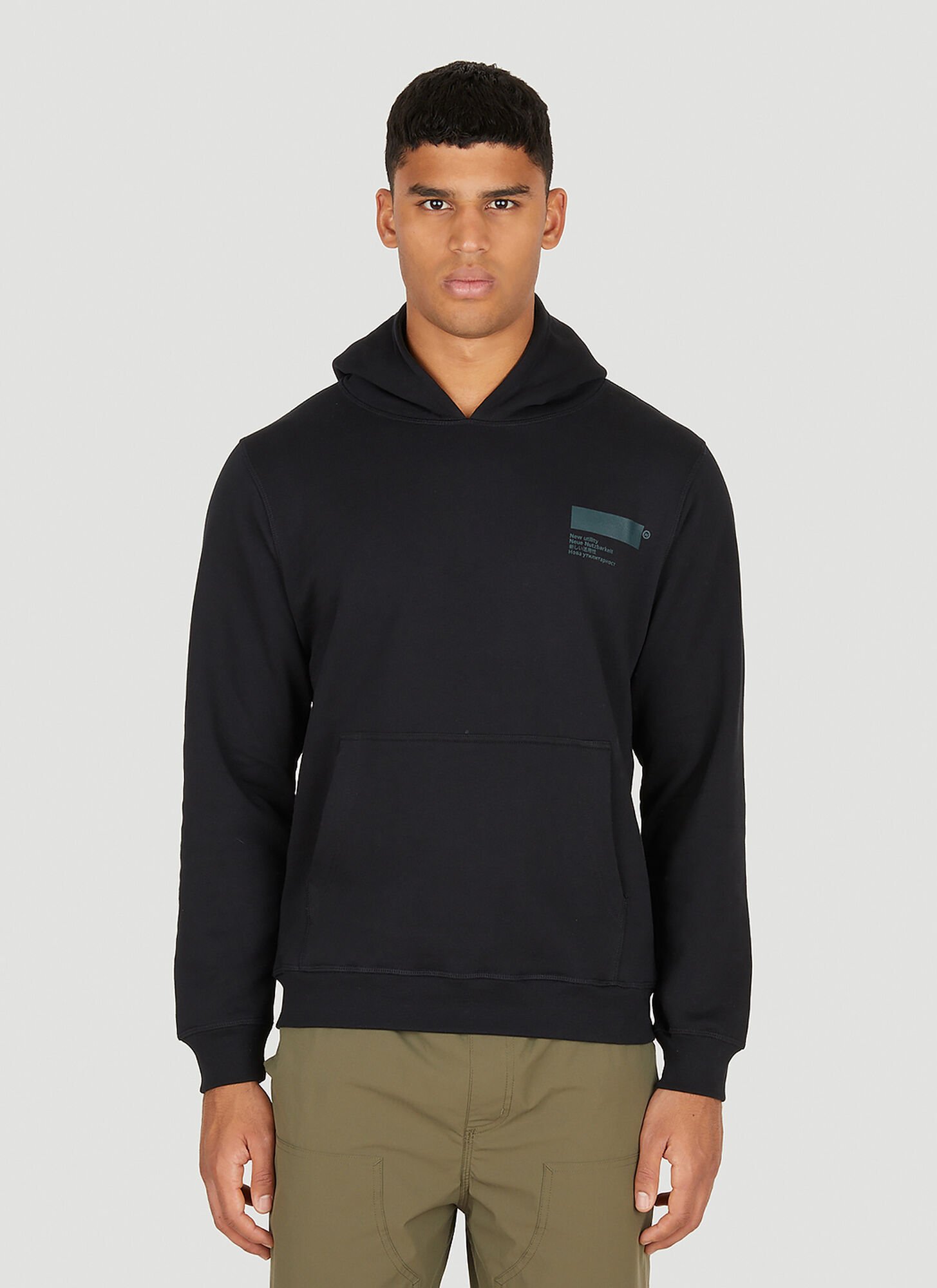 Affxwrks Standardised Hooded Sweatshirt In Black