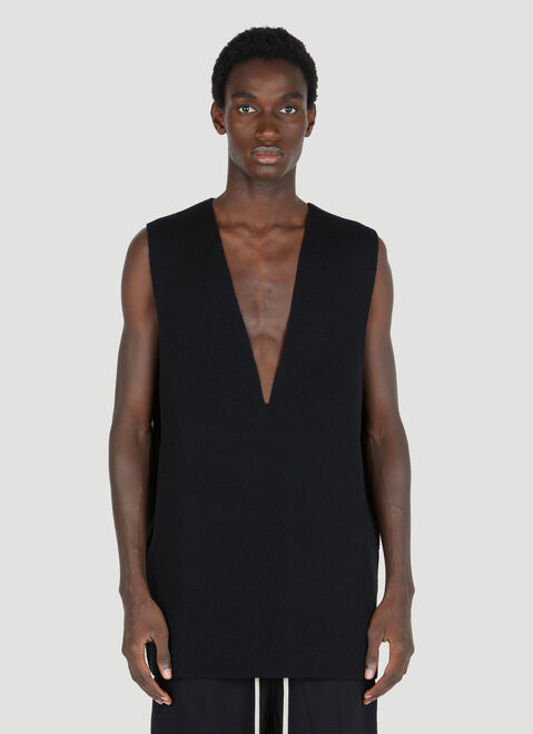 Moncler x Rick Owens Cashmere Knit Vest Black mcs0355006