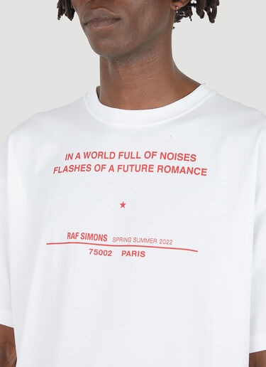 Raf Simons Tour T-Shirt White raf0148001