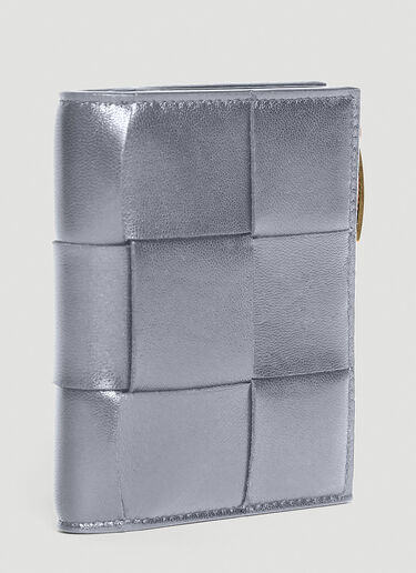 Bottega Veneta Small Bi-Fold Wallet Silver bov0245067