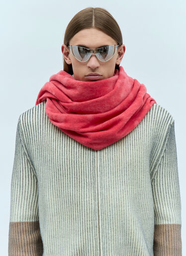 Acne Studios Narrow Tie-Dye Wool Scarf Pink acn0156032