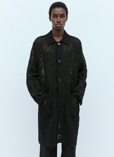 Dries Van Noten Rankin Lace Coat Black dvn0154002