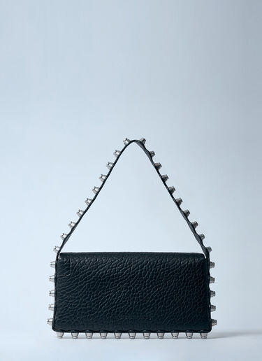 Alexander Wang Roz 翻盖单肩包  黑色 awg0259048