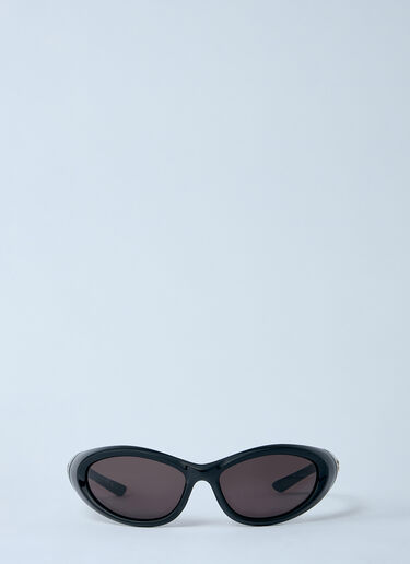 Balenciaga Sporty B Round AF Sunglasses Black bcs0360001