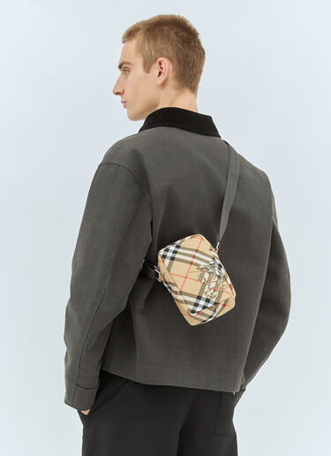 Burberry Check Phone Bag Beige bur0158011