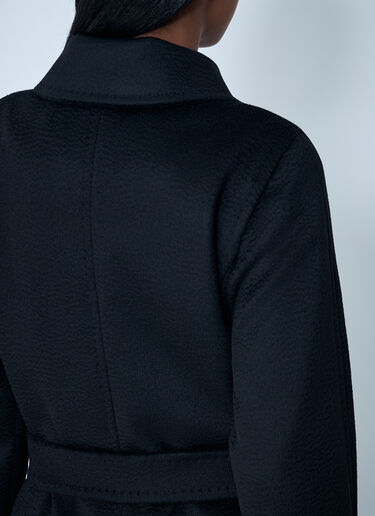 Belted Manuela Coat Max Mara Belted Manuela Coat Black max0262023