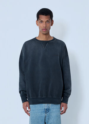 Maison Margiela Cotton Jersey Sweatshirt Navy mla0164105
