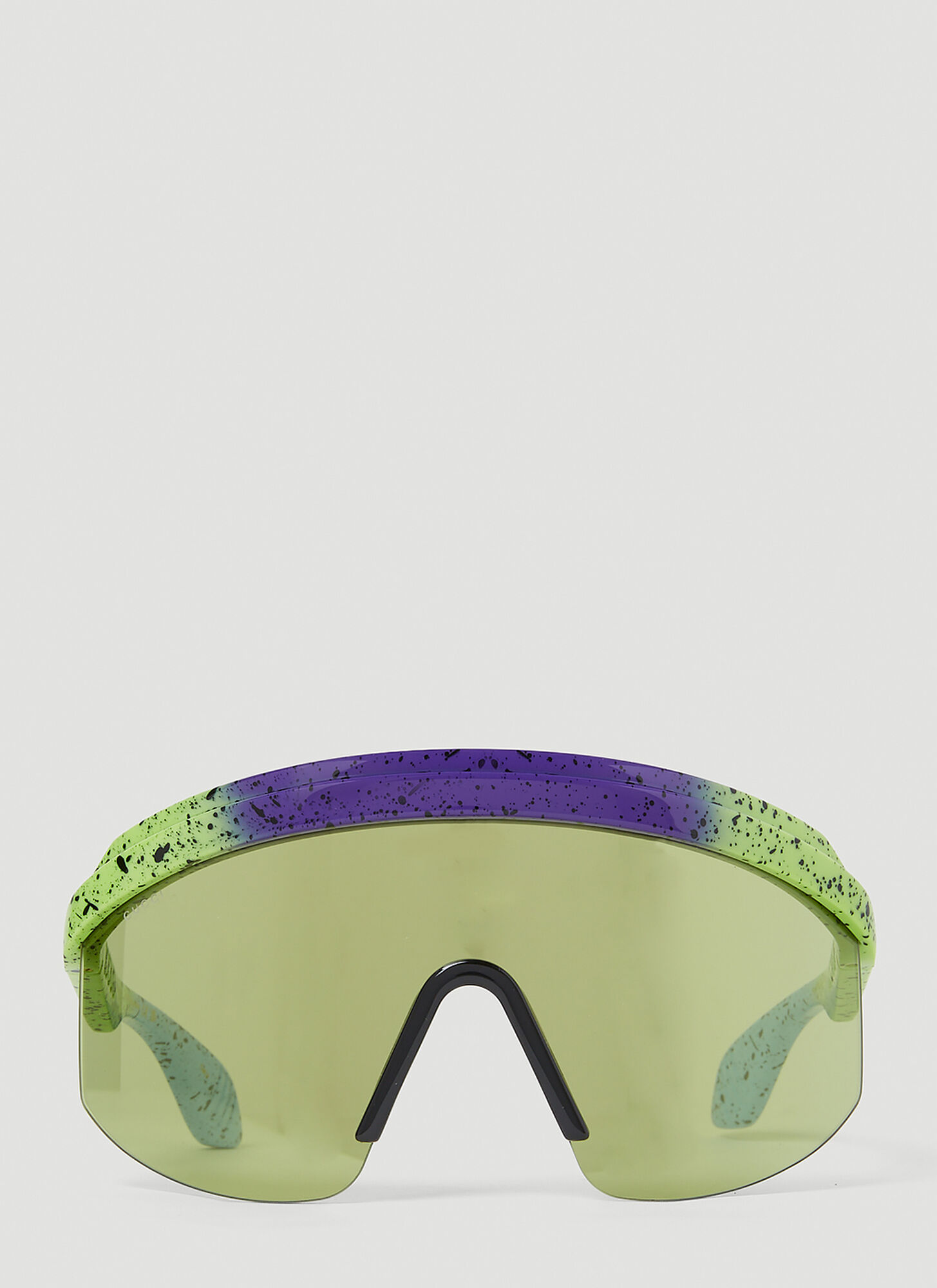 Shop Gucci Mask Sunglasses In Green