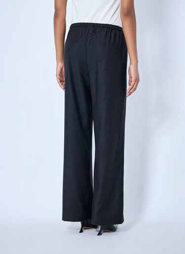 LN-CC® - RÓHE: Relaxed Fit Trousers - Black RÓHE Relaxed Fit Trousers Black roe0265026