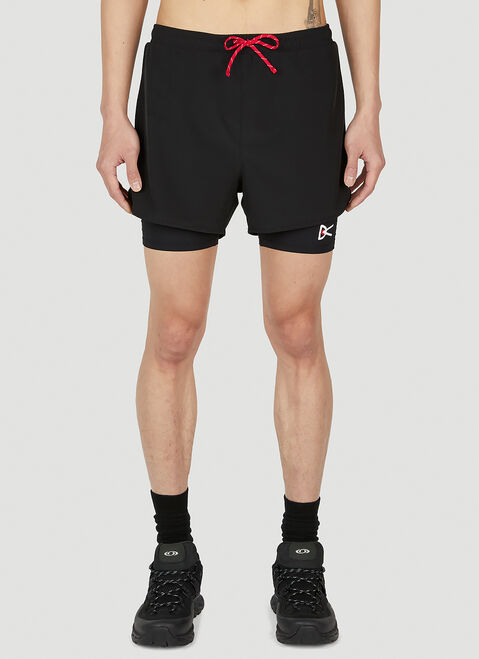 District Vision x Suicoke Aaron Layered Shorts Black dsu0354001