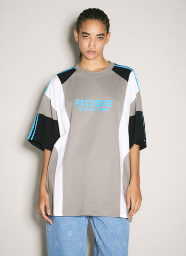 Martine Rose Oversized Panelled T-Shirt Grey mtr0358006