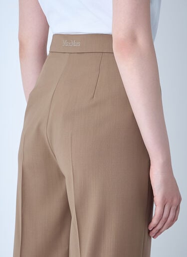 Wool Pants Max Mara Wool Pants Brown max0261002