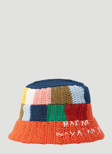 Marni x No Vacancy Patchwork Crochet Bucket Multicolour mvy0253006
