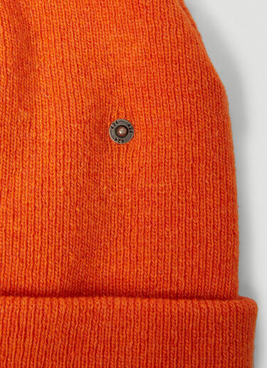 424 Snap Button Beanie Hat Orange ftf0150012