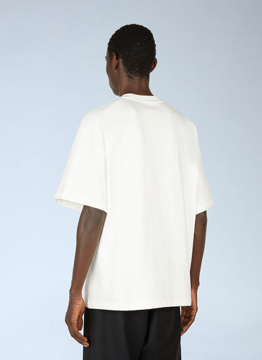 Jil Sander Logo Print T-Shirt Cream jil0151033