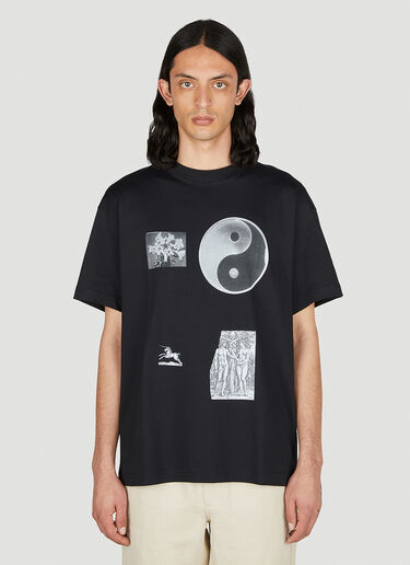 Soulland Collage Print T-shirt Black sld0352018