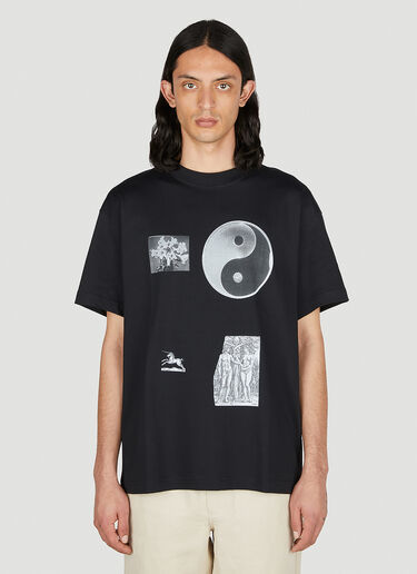 Collage Print T-shirt Soulland Collage Print T-shirt Black sld0352018