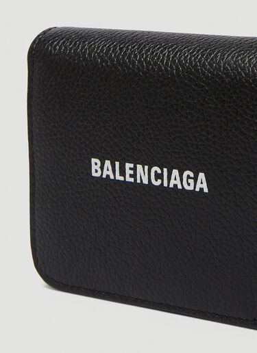 Balenciaga Cash 双折卡包 黑 bal0249051