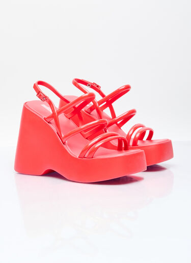 Melissa Jessie Platform Sandals Red mls0256006