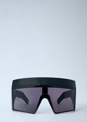 Rick Owens Shield-Frame Sunglasses Black ric0366001