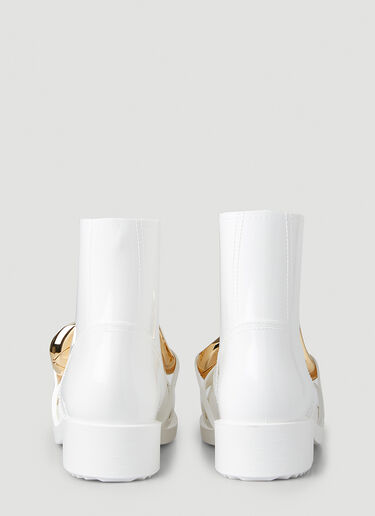 JW Anderson Chain Rubber Boots White jwa0247034