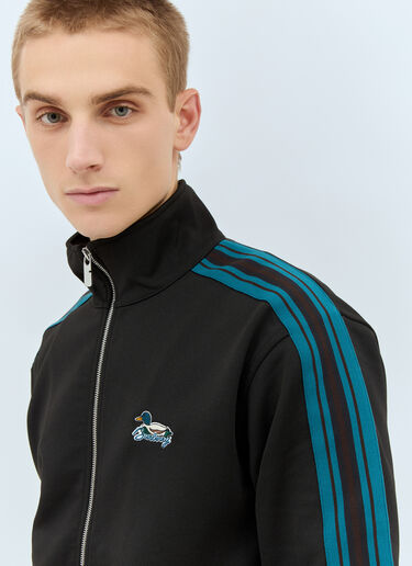 Burberry Striped Jersey Track Jacket Black bur0157010