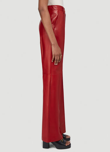 Gucci Leather Pants Red guc0241007