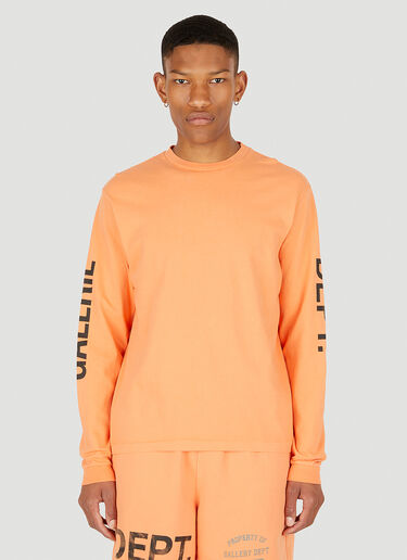 Gallery Dept. French Collector Long Sleeve T-Shirt Orange gdp0147005