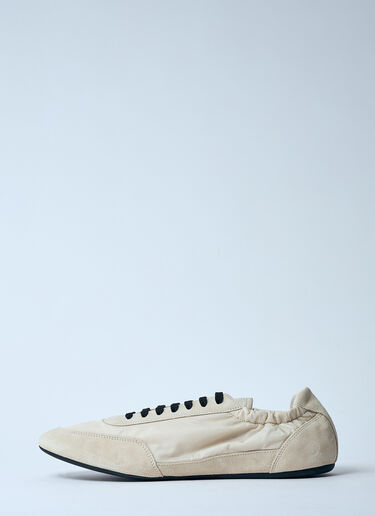 Prada Collapse Re-Nylon And Suede Sneakers White pra0160018