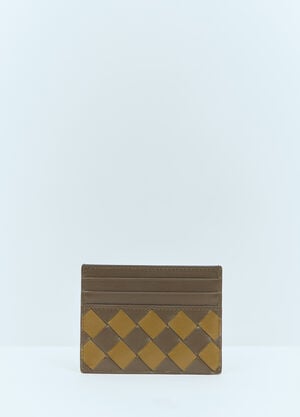 Bottega Veneta Intrecciato Cardholder Khaki bov0158022
