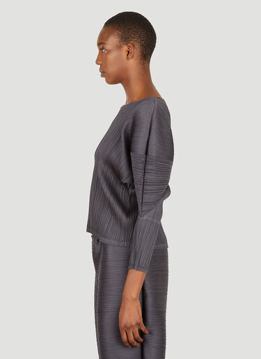 Pleats Please Issey Miyake 褶裥长袖上衣 黑色 plp0251011