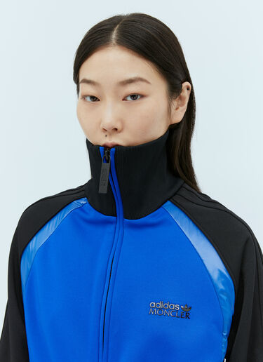 Moncler x adidas Originals Zip Up Cropped Sweatshirt Blue mad0254005