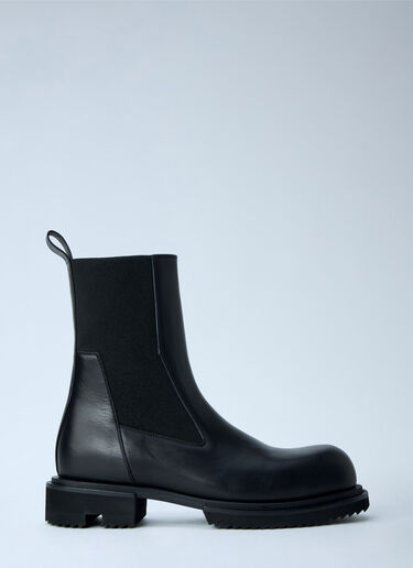 LN-CC® - Rick Owens: Beatle Gabe Boots - Black Rick Owens Beatle Gabe Boots Black ric0165019