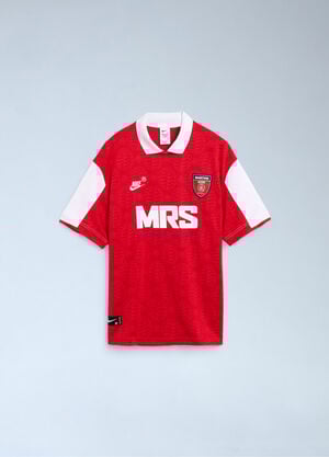 Nike x Martine Rose Logo Motif Polo Shirt Red nik0362106