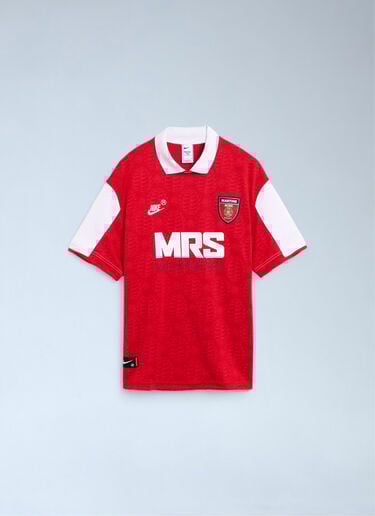 Nike x Martine Rose Logo Motif Polo Shirt Red nik0362106