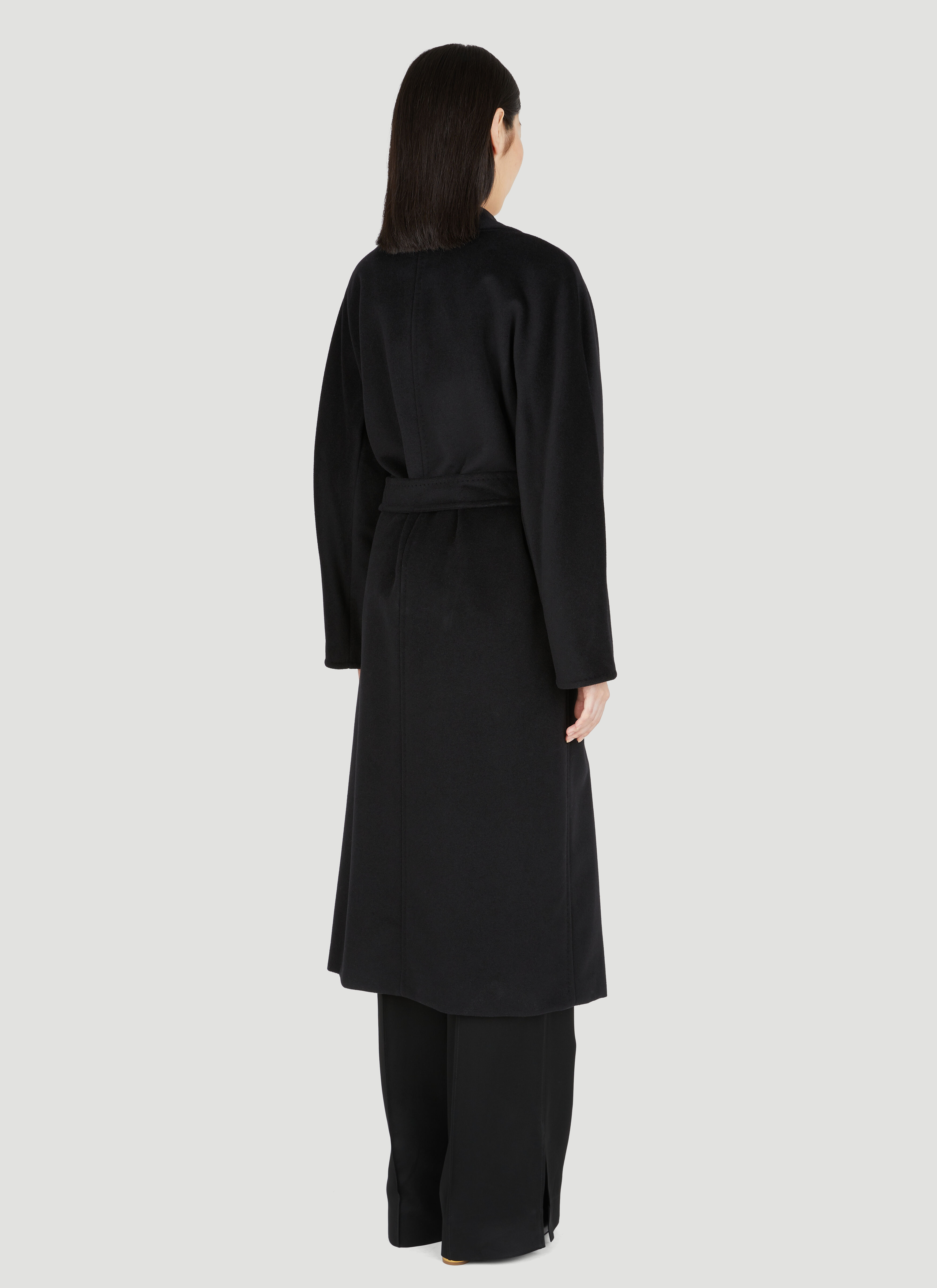 Max Mara Madame Coat in Black LN CC